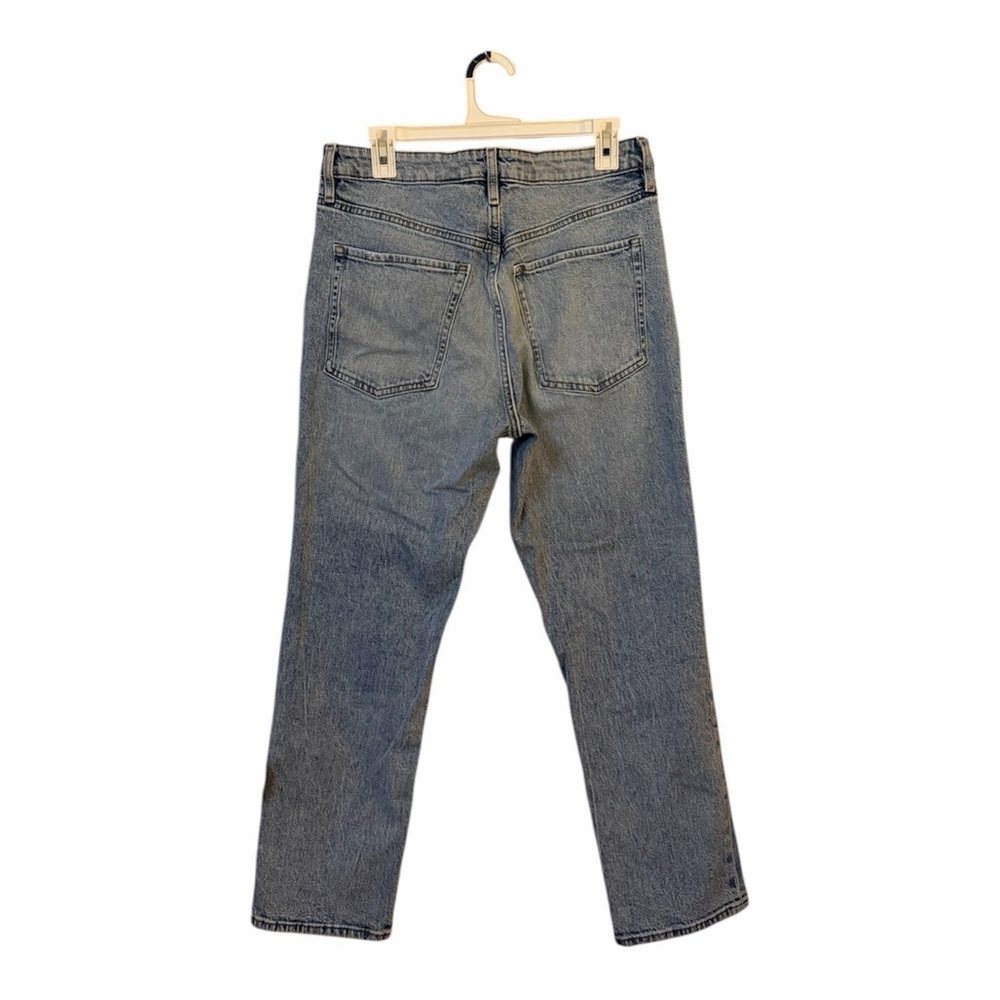 H&M Women’s Slim Straight High Ankle Blue Jeans - Picture 3 of 3